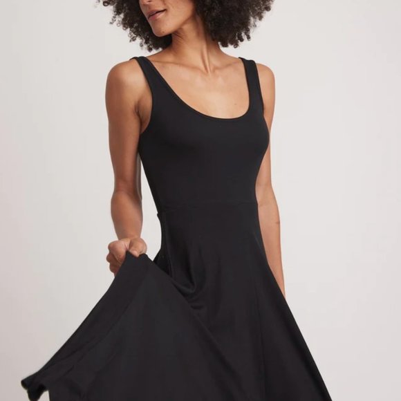 Marine Layer Lexi Rib Fit and Flare Midi Dress XL - worn once! - Picture 3 of 11